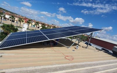 Placas solares en Ecoglobal Homes (Lebrija)